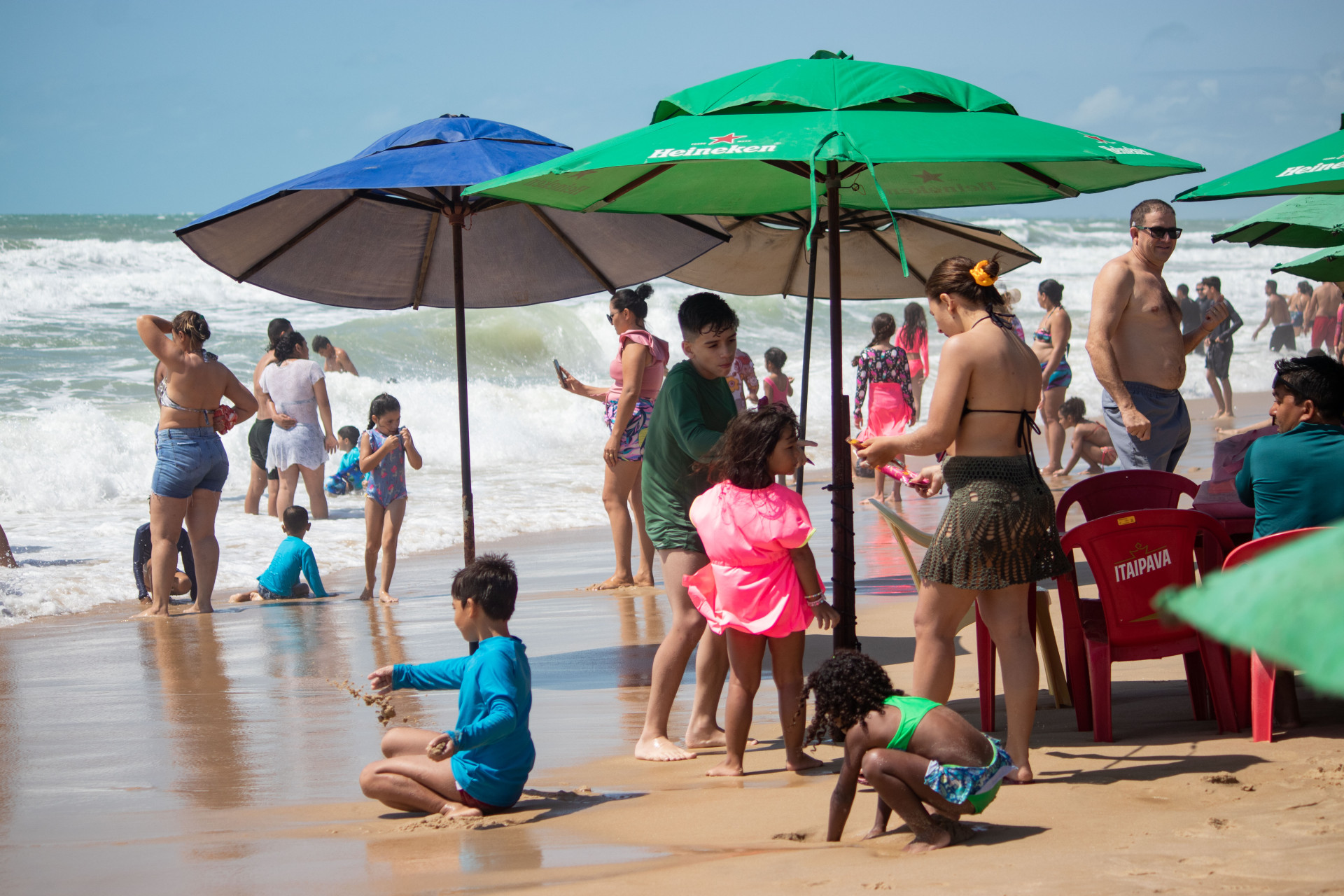 Proposta da SPU pretende limitar tamanho das barracas de praia a 800m2 (Foto: Samuel Setubal)