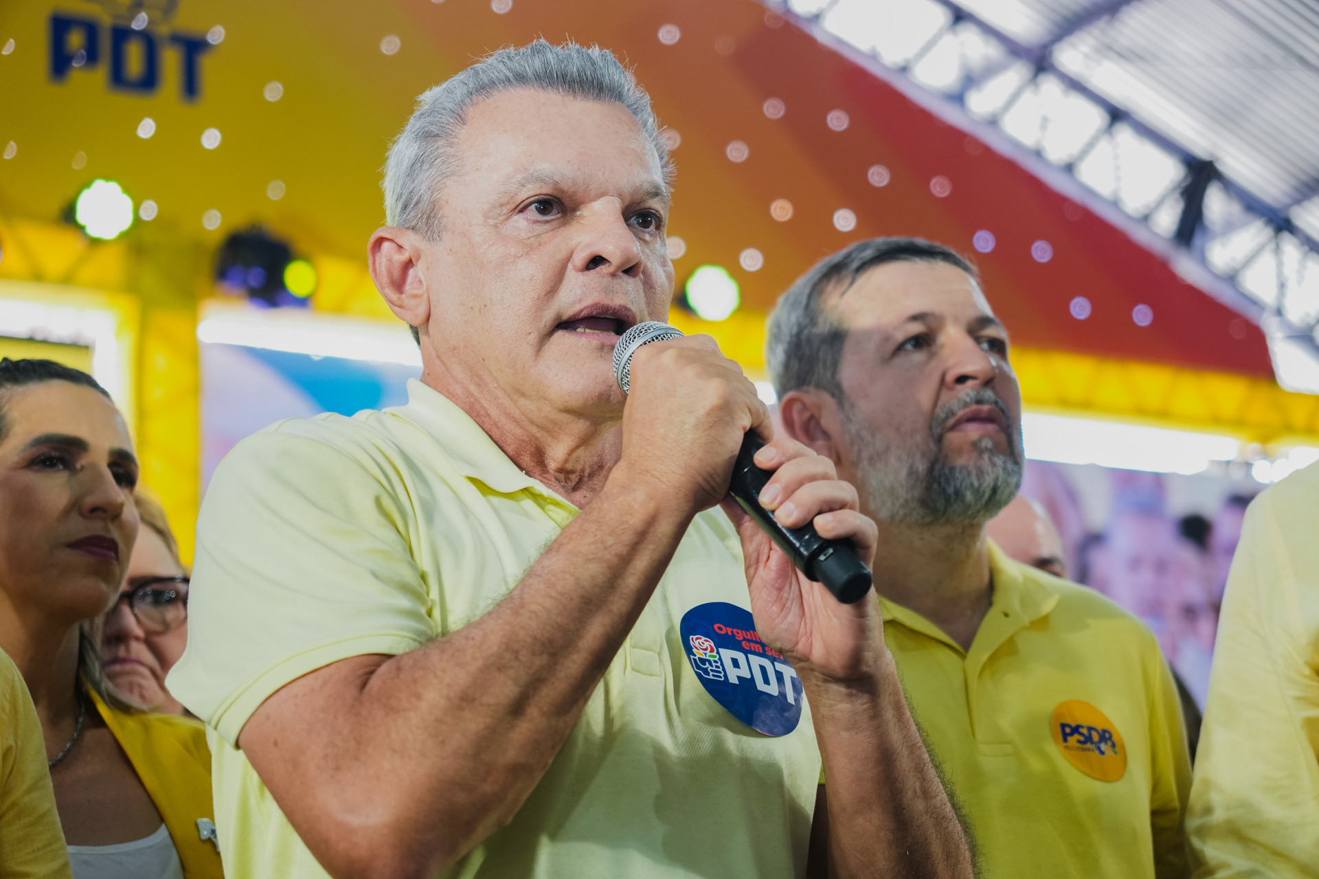 Prefeito José Sarto e Elcio Batista repetem dobradinha (Foto: FERNANDA BARROS)