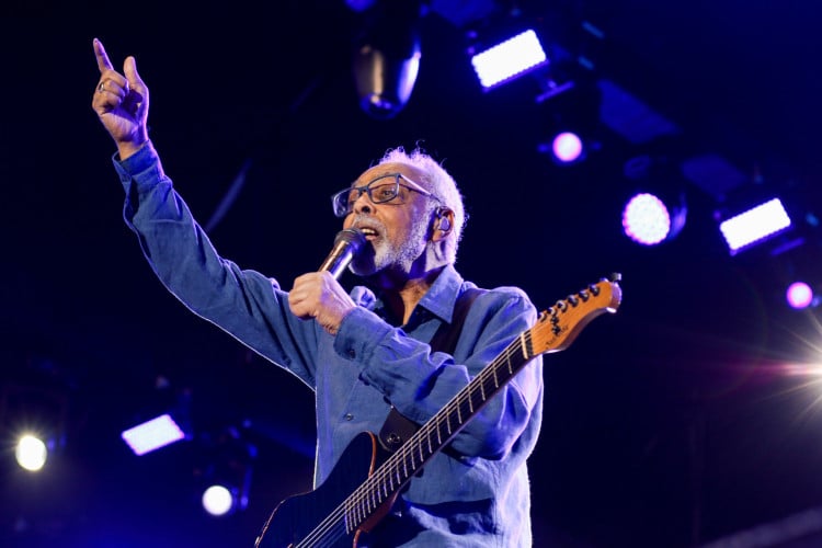 Em 2023, Gilberto Gil se apresentou em Fortaleza durante a programação do Festival Zepelim