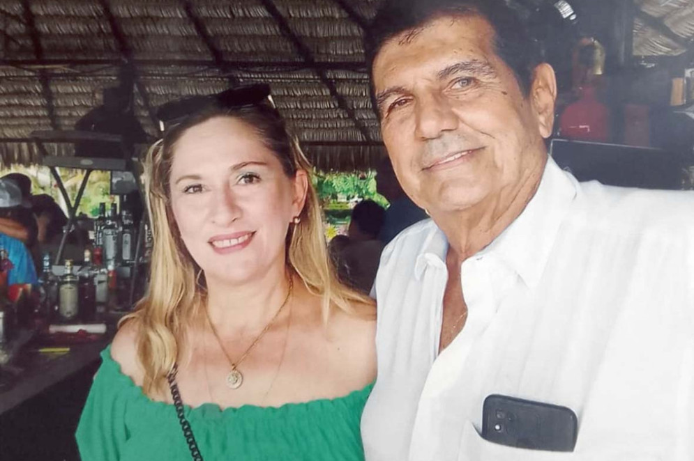 Fabiana e Alfredo Bachá (Foto: acervo pessoal)