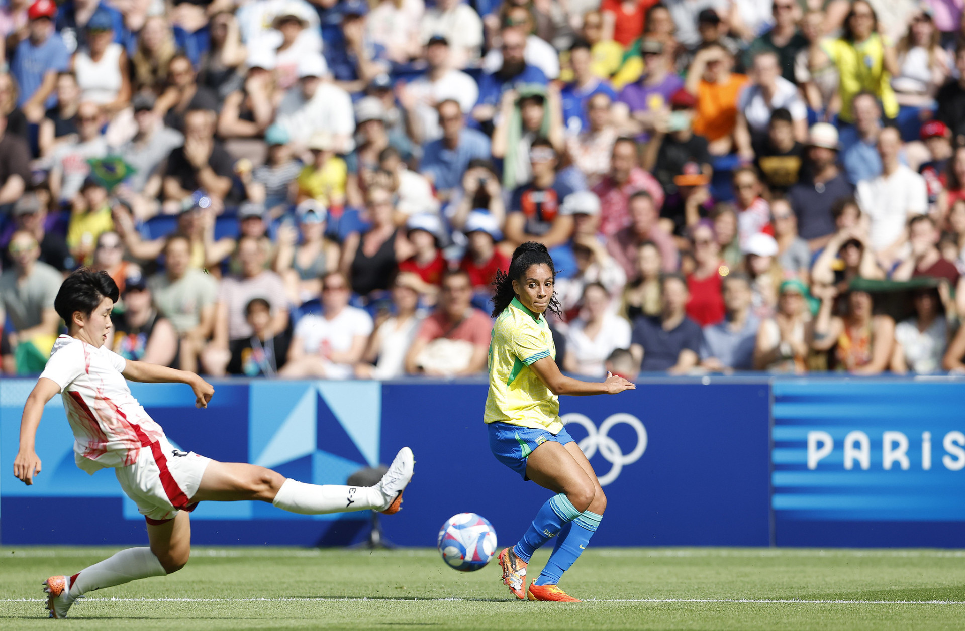 Brasil foi superado pelo Japão, que marcou os dois gols da virada nos acréscimos.  (Foto: Rafael Ribeiro/CBF)