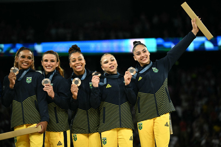 Time de ginástica artística do Brasil conquistou medalha de bronze nesta terça-feira, 30, nas Olimpíadas de Paris-2024. 