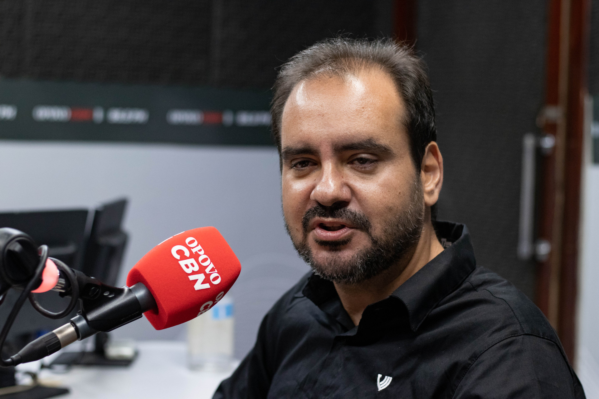 Danilo Bittencourt participou do Esportes do POVO (Foto: Samuel Setubal)