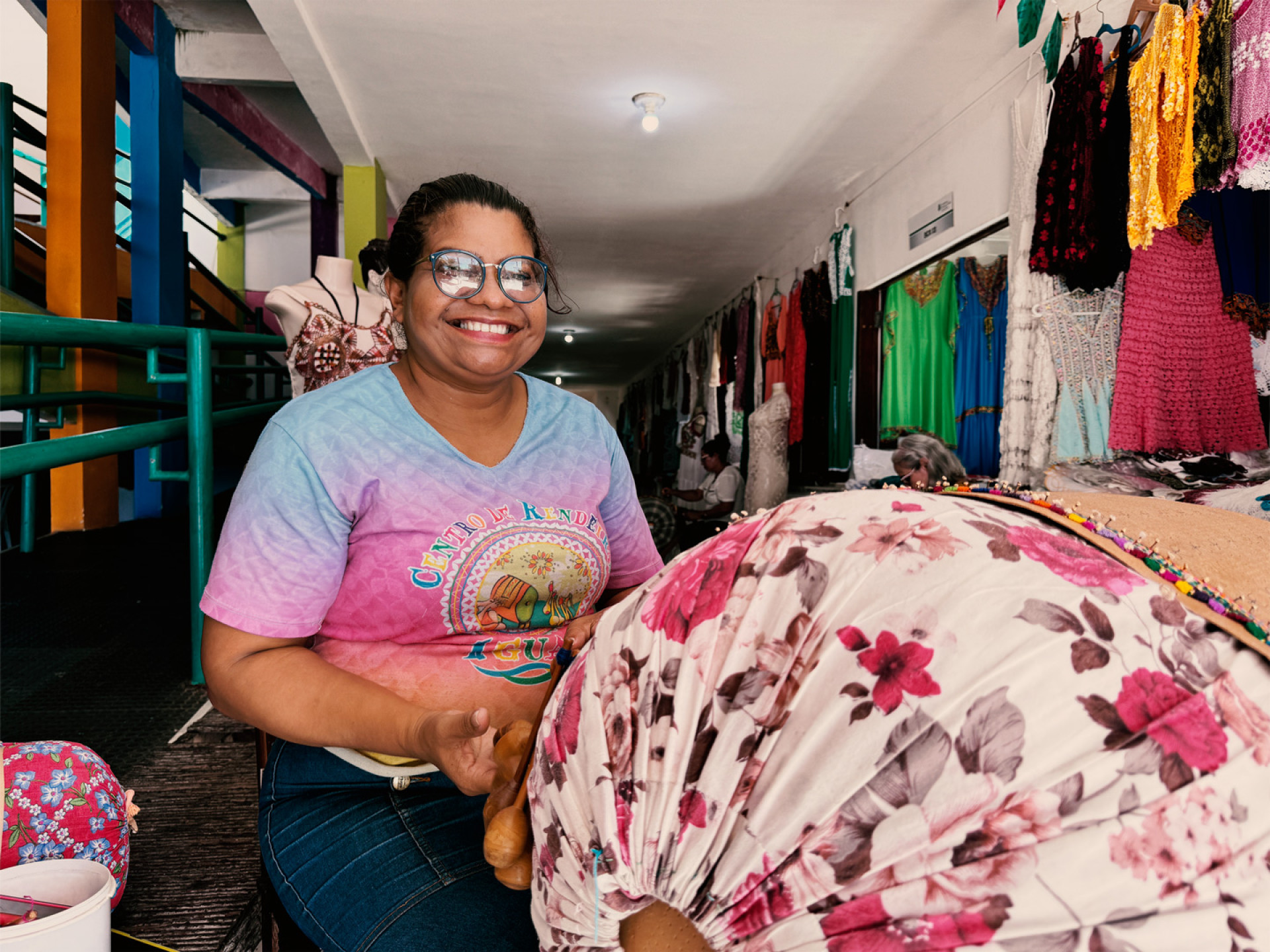 Rendeira Eloisa Ribeiro da Silva, conhecida como Zora
 (Foto: Mayla Valere/Divulgação
)