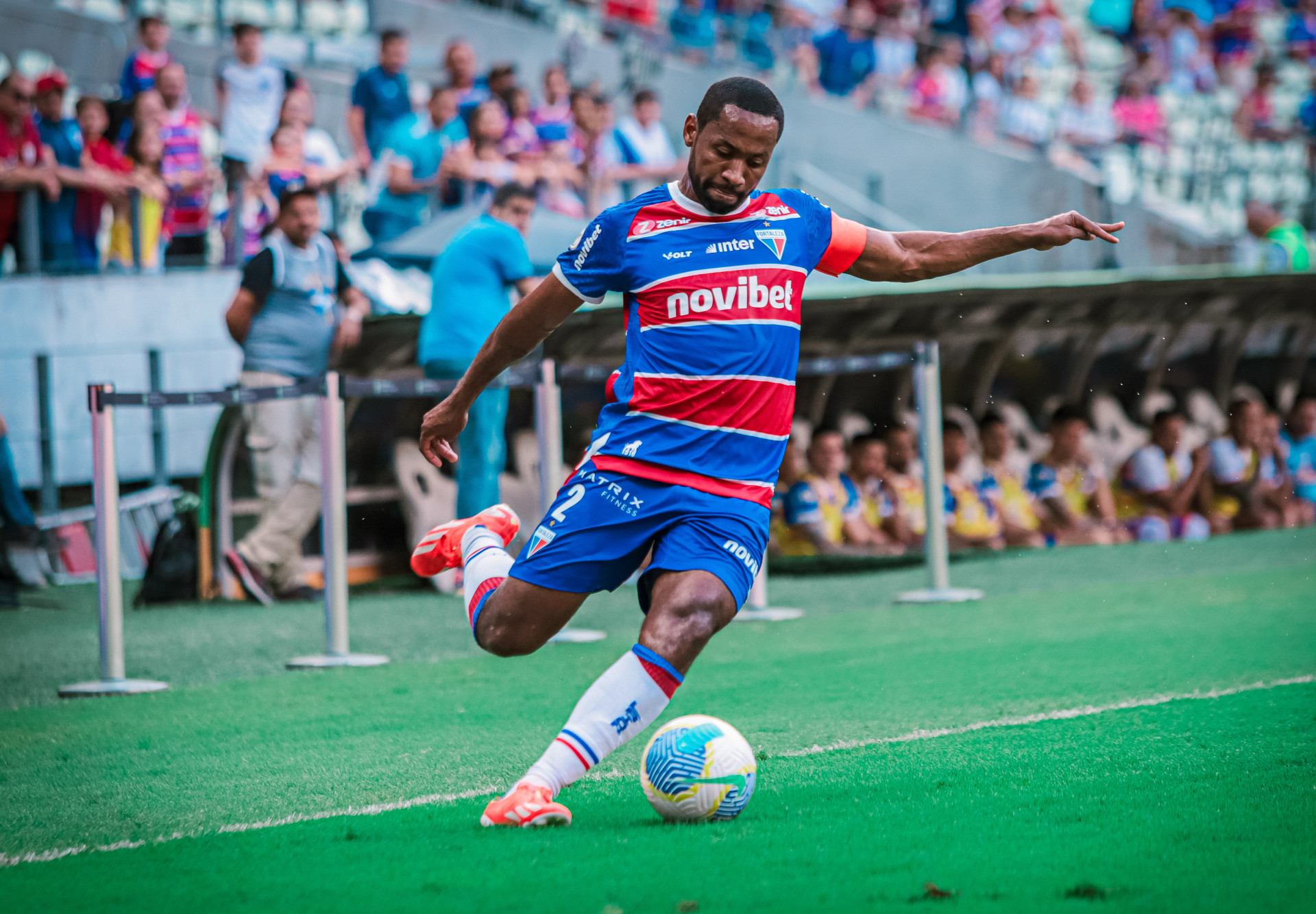 Tricolor do capitão Tinga mira novo feito histórico (Foto: Mateus Lotif/Fortaleza EC)