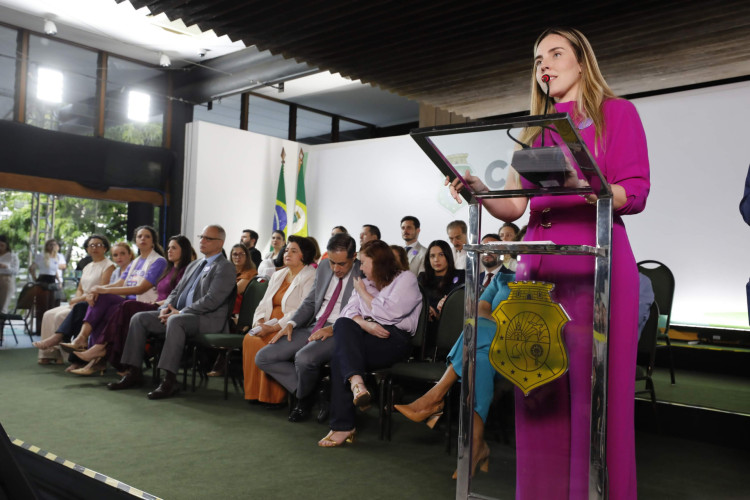 VICE-GOVERNADORA, Jade Romero, participou do lançamento do programa Cientista Chefe pela Secretaria das Mulheres (Sem)