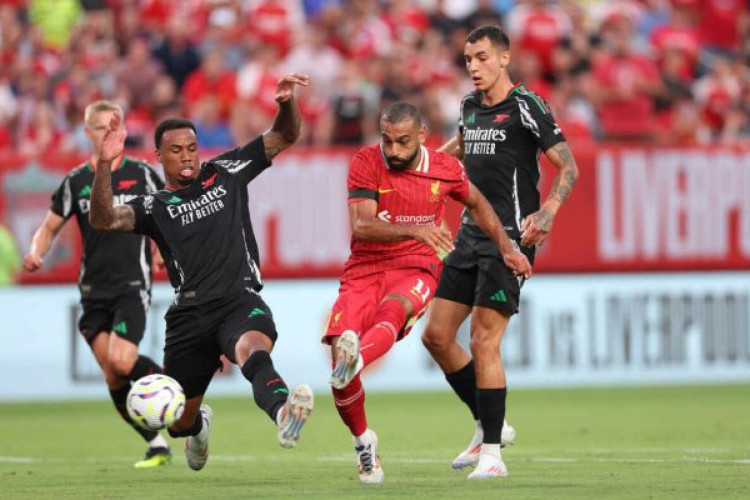 Com cabelo raspado, egípcio fez um dos gols do segundo amistoso dos Reds na pré-temporada, realizado nos Estados Unidos