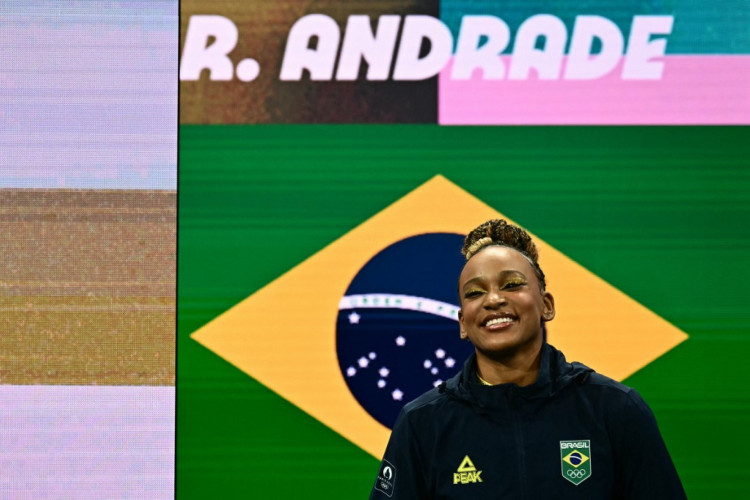 A brasileira Rebeca Andrade tem quatro medalhas olímpicas na carreira