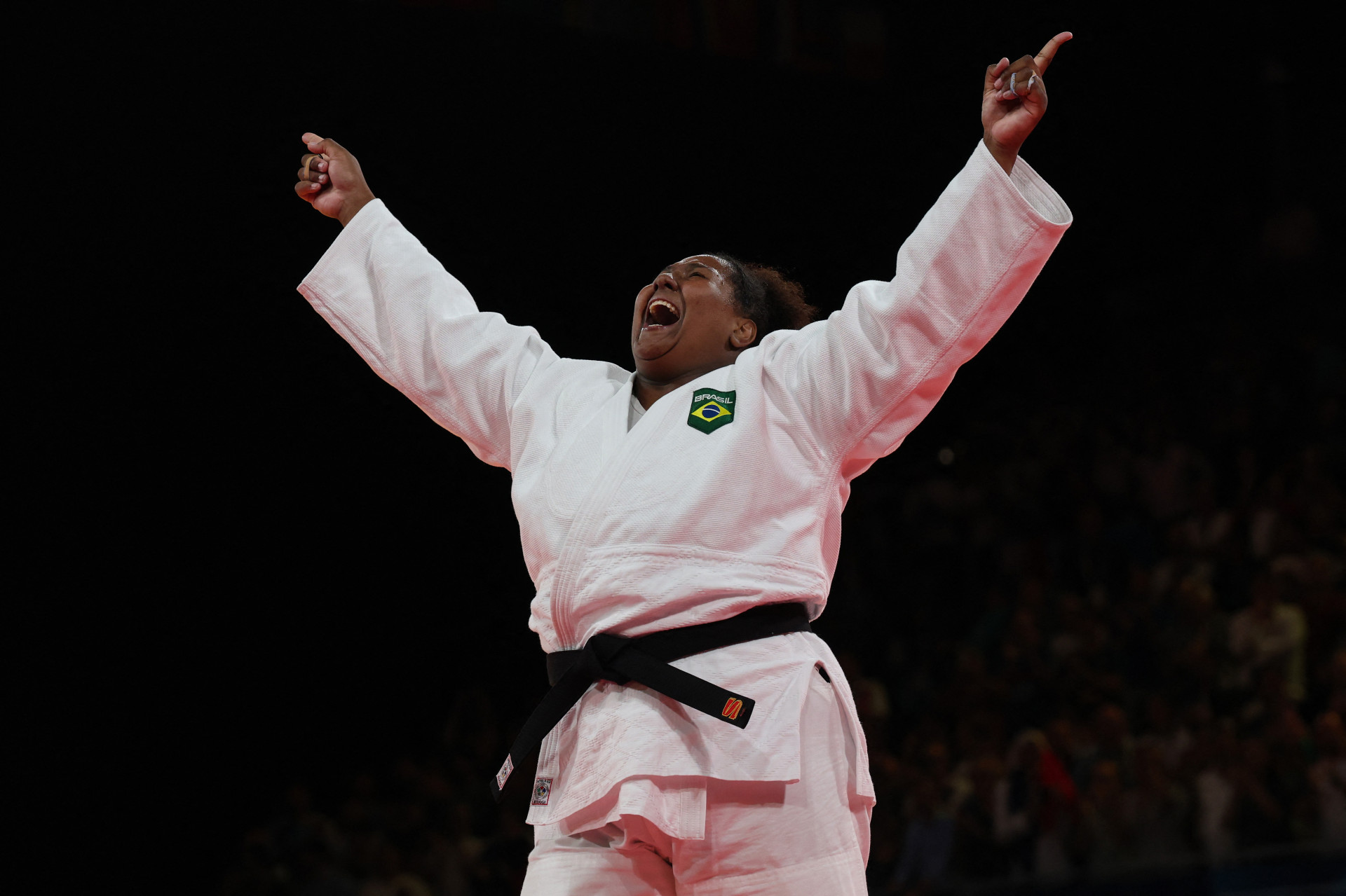 Beatriz Souza conquista o 1º ouro do Brasil na Olimpíada de Paris (Foto: Jack GUEZ / AFP)