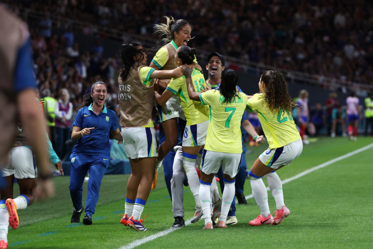 Gabi Portilho marcou o gol do triunfo do Brasil diante da França nas Olimpíadas de Paris-2024 pelas Olimpíadas de Paris-2024. 