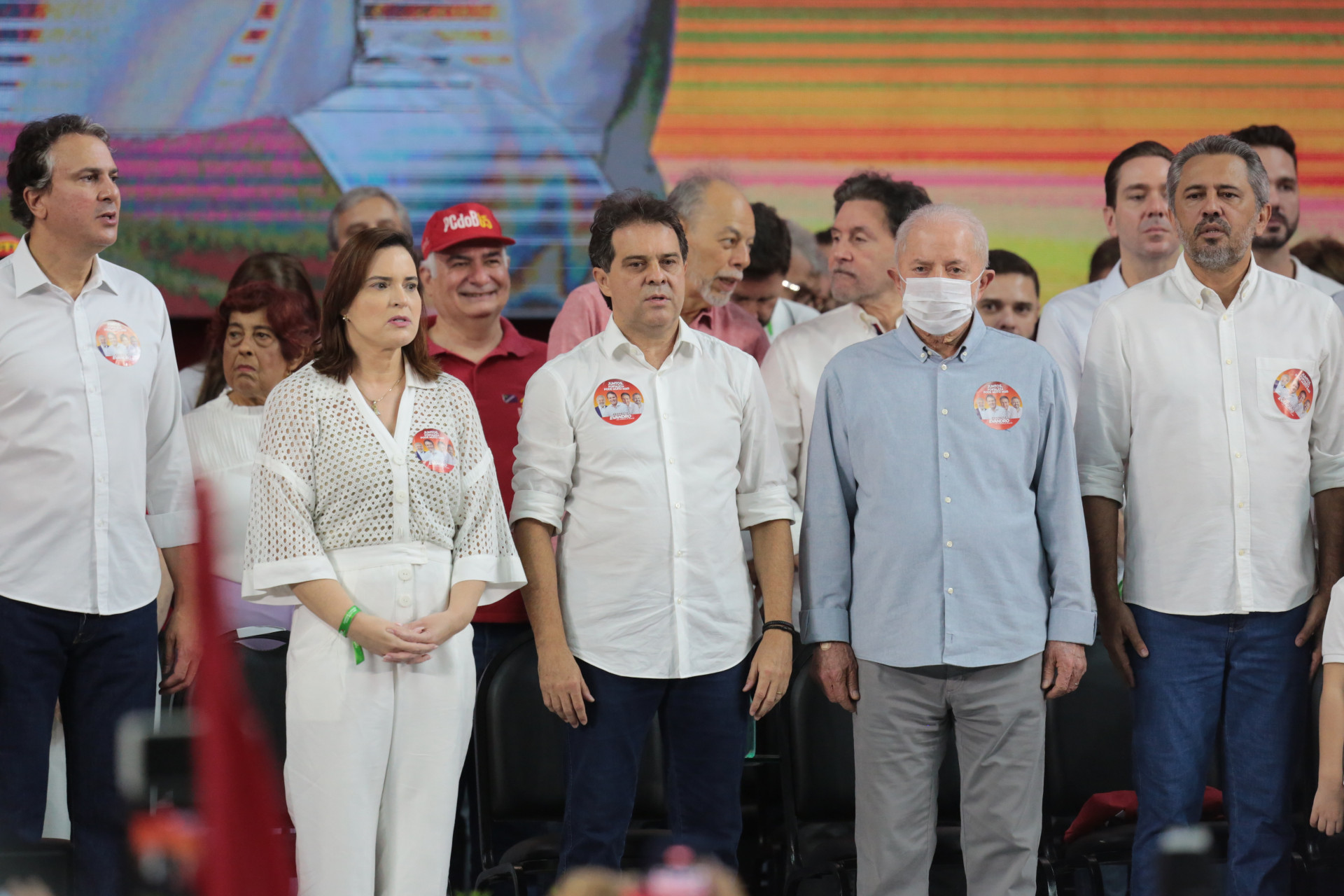 Convenção de lançamento de Evandro Leitão, candidato a prefeito pelo PT, com presença do presidente Lula (Foto: FÁBIO LIMA)