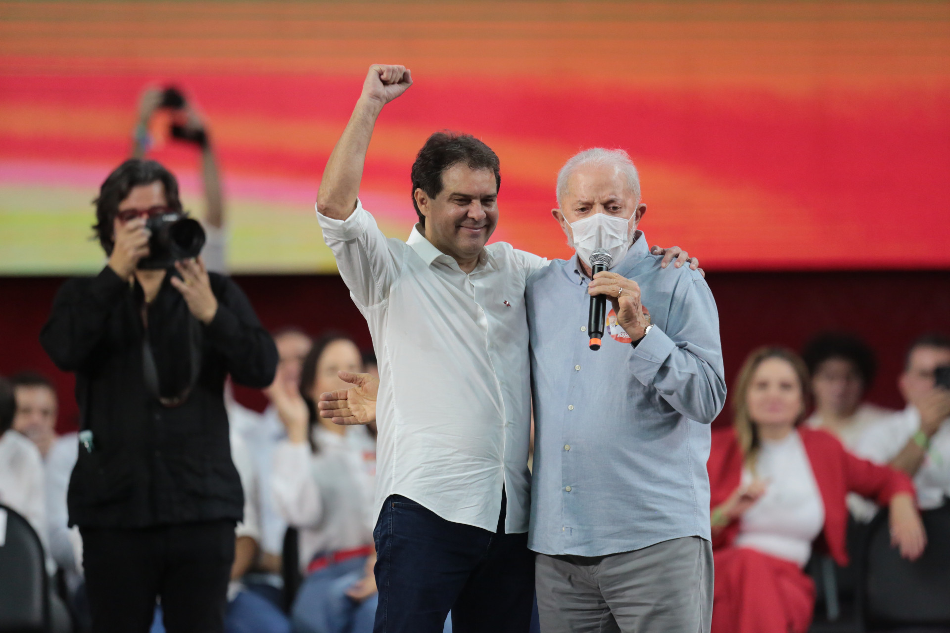 FORTALEZA-CE, BRASIL, 03-08-2024: Convenção de lançamento de Evandro Leitão, candidato a prefeito pelo PT, com presença do presidente Lula, CFO.  (foto: Fabio Lima/ OPOVO) (Foto: FÁBIO LIMA)