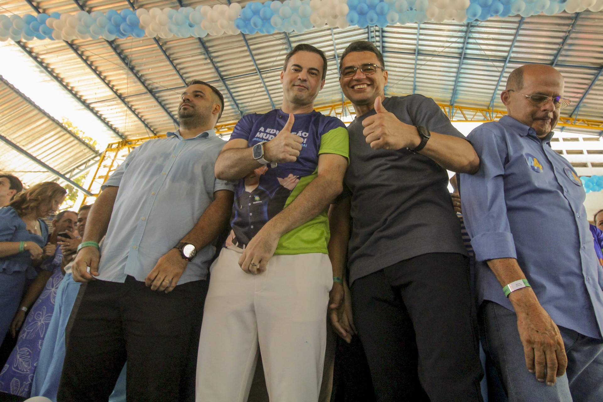 FORTALEZA, CE, BRASIL, 03-08-2024: Convenção do candidato a prefeito de Fortaleza Capitão Wagner (Matheus Souza/Especial para O povo) (Foto: Matheus Souza)