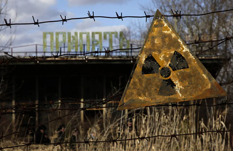 O acidente nuclear em Chernobyl , ocorrido em 25/4/1986, foi um dos maiores desastres da história mundial. Na ocasião, o território fazia parte da União Soviética.