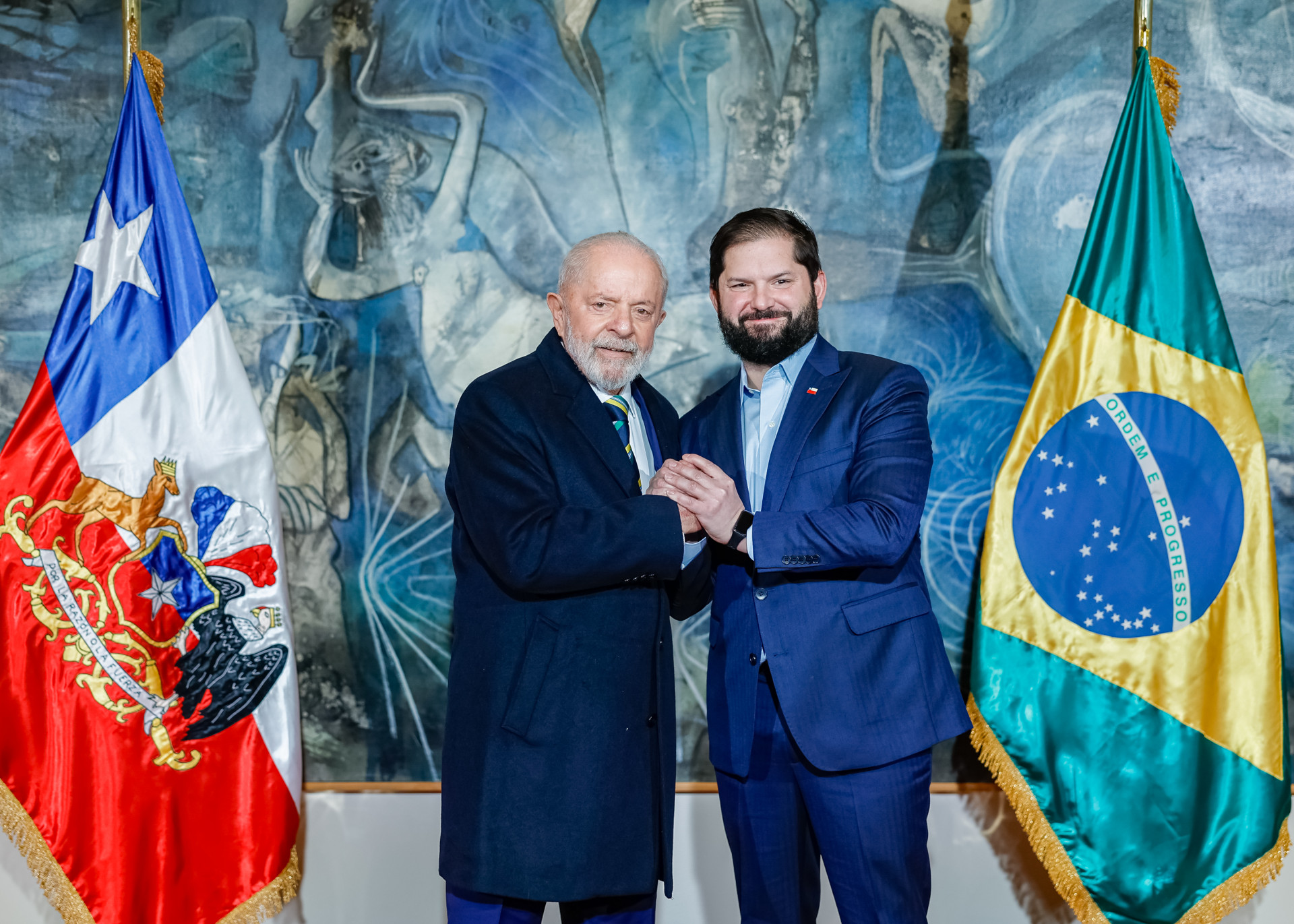 ￼PRESIDENTE brasileiro, Luiz Inácio Lula da Silva, ao lado do presidente do Chile, Gabriel Boric (Foto: Ricardo Stuckert / PR)