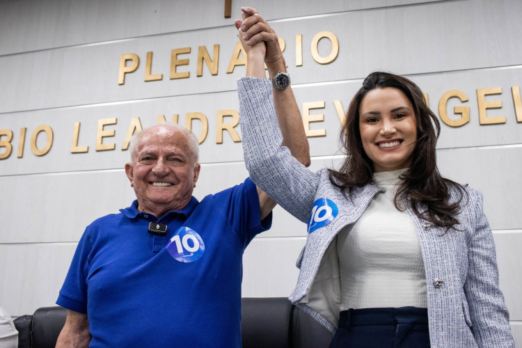 ￼EDSON Sá e Paula Feitosa, ambos do Republicanos, compõem chapa de oposição no Eusébio