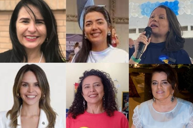 Alcyvania Pinheiro (PL), Cindy Carvalho (Rede), Edilene Pessoa (União Brasil), Gabriella Aguiar (PSD), Malu Costa (PSTU) e Silvana Bezerra (Novo)

