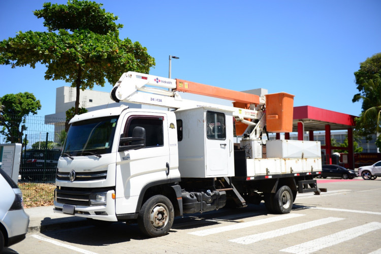 Apreensão de caminhão durante operação da Polícia Civil 