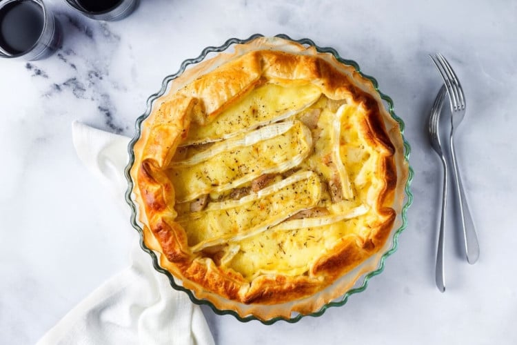 Quiche com queijo e pera (Imagem: IriGri | Shutterstock)