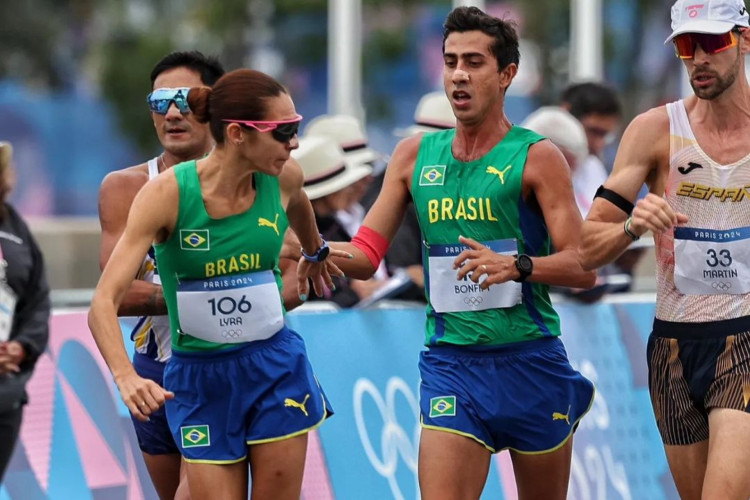 Dupla brasileira ficou de fora do pódio