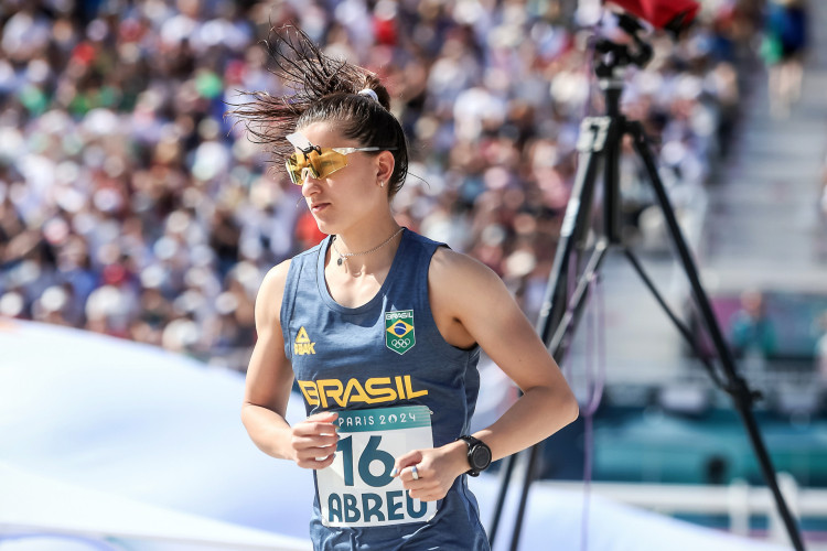 2024.08.10 - Jogos Olímpicos Paris 2024 - Pentatlo moderno - Isabela Abreu representa o Time Brasil na disputa do feminino