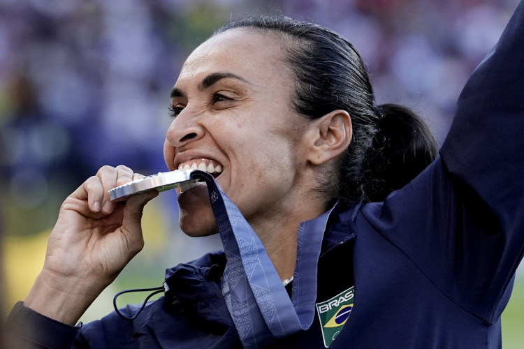 2024.08.10 - Jogos Olímpicos Paris 2024 - Futebol Feminino - Brasil conquista a medalha de prata na final olímpica