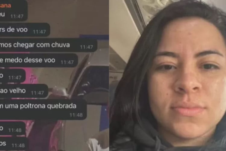 Rosana enviou mensagens à família antes do avião decolar