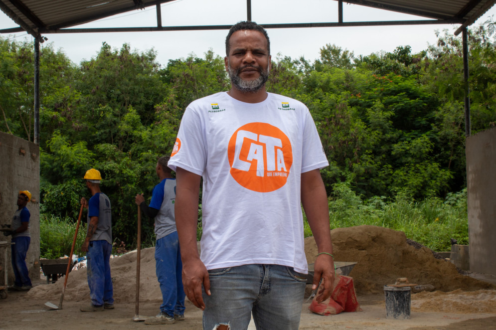 Tião Santos é empreendedor socioambiental e presidente da Associação dos Catadores do Aterro Metropolitano de Jardim Gramacho (Acamjg)(Foto: Renan Douglas do Nascimento Bezerra/arquivo pessoal)