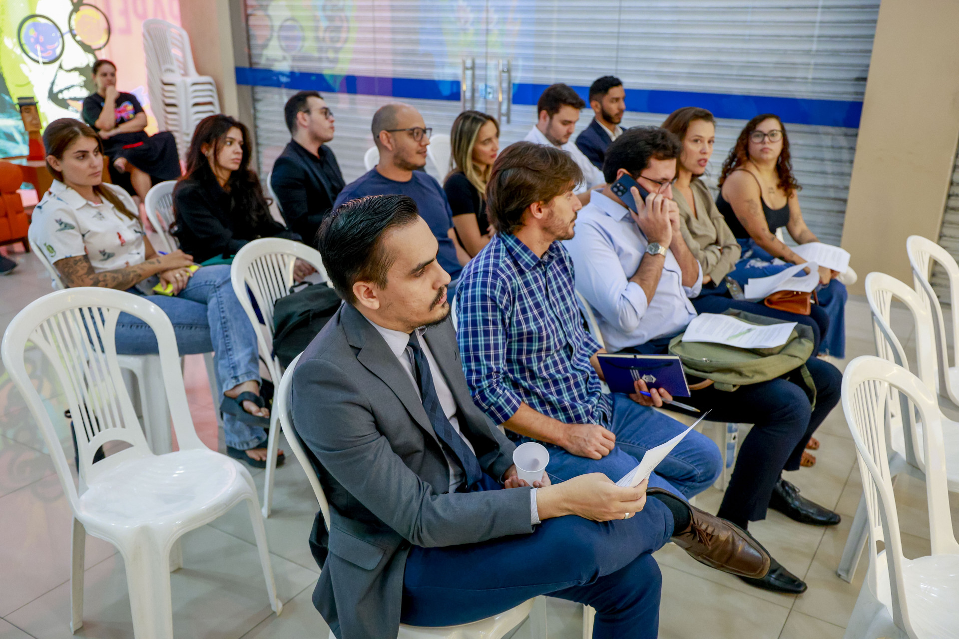 ￼REPRESENTANTES de candidatos participaram de reunião (Foto: FCO FONTENELE)