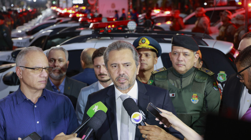 Fortaleza, CE, BR 16.08.24 - Governador Elmano de Freitas faz entrega de viaturas para Secretaria de Segurança Pública do Ceará (FCO FONTENELE / O POVO)