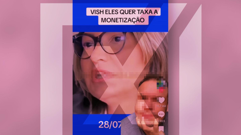 Diferentemente do que afirmam vídeos no TikTok, a primeira-dama Janja não sugeriu taxar a monetização de criadores de conteúdo