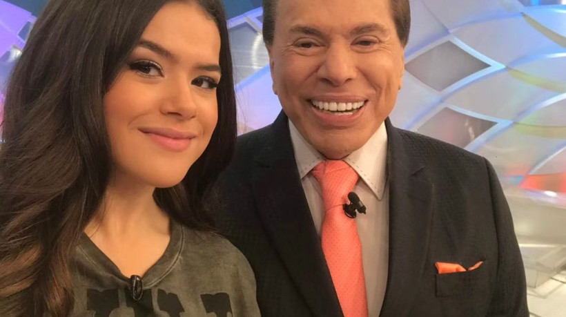 A apresentadora e atriz Maisa prestou homenagens a Silvio Santos em seu perfil no Instagram