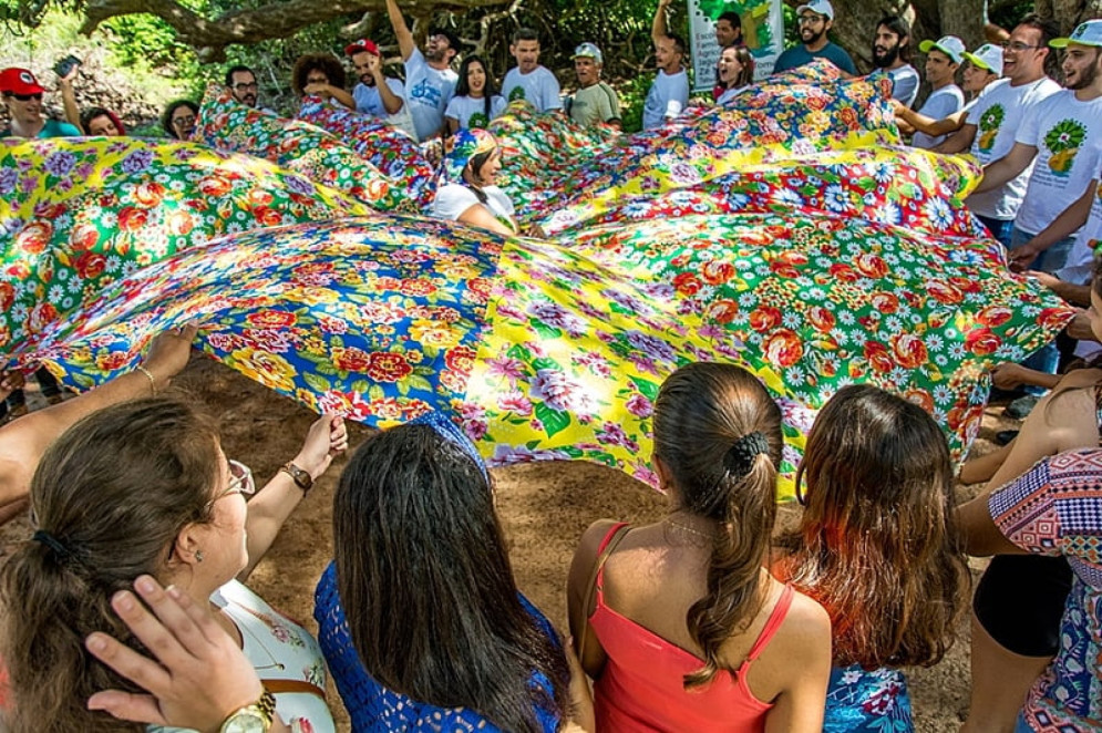 A Escola Família Agrícola alterna sala de aula e campo, com foco no projeto de vida dos estudantes(Foto: Alisson Chaves/Comunicação EFA Jaguaribana Zé Maria do Tomé)