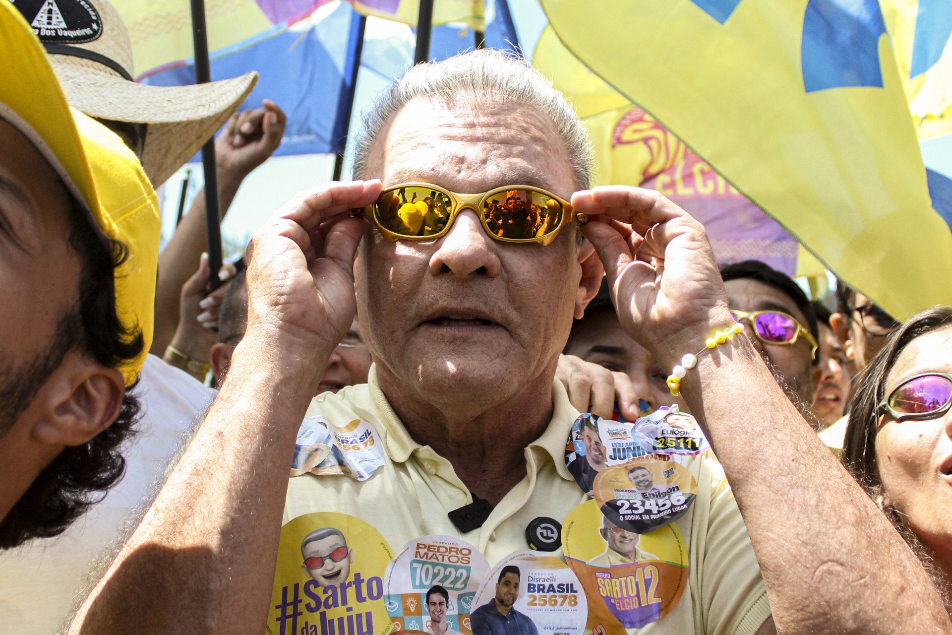 ￼PREFEITO Sarto em busca da reeleição (Foto: Matheus Souza)