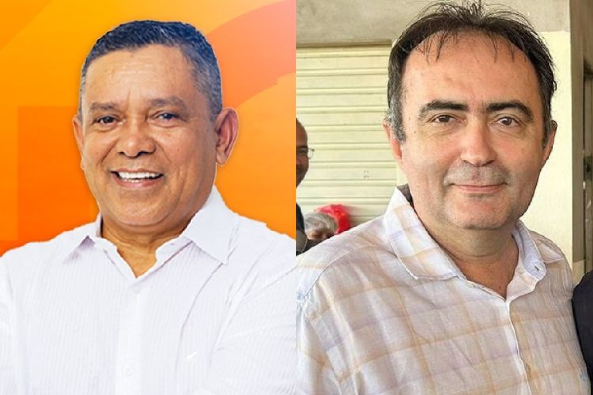 ￼CANDIDATOS únicos: 
Elenilson Queijeiro (Mucambo), e 
Raimundo César (São João do Jaguaribe) (Foto: Reprodução/Instagram/@queijeiromucambo/@raimundocesarmorais)