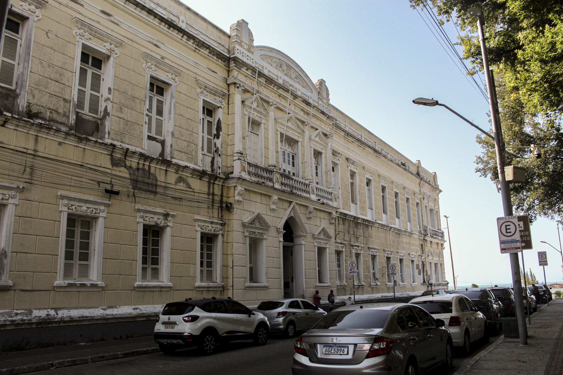 ￼SANTA CASA de Misericórdia de Fortaleza  opera abaixo da capacidade por falta de recursos financeiros (Foto: Matheus Souza)