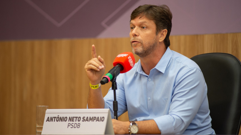 Debate entre os candidatos para prefeito de Barbalha, Guilherme Saraiva (PT) e Antônio Neto (PSDB), foi realizado nesta terça-feira, 20.