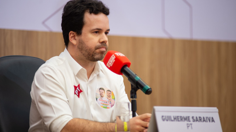 Candidato à reeleição em Barbalha, prefeito Guilherme Saraiva (PT)