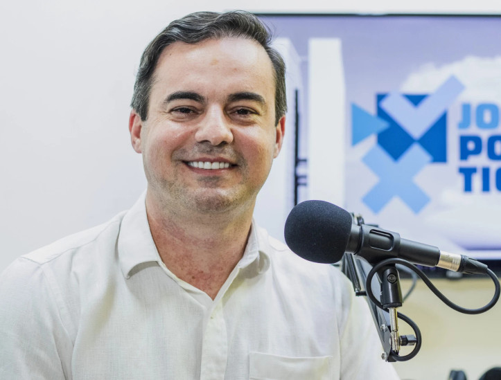 Capitão Wagner é o primeiro convidado do ciclo de sabatinas ao vivo da rádio O POVO CBN com os candidatos à Prefeitura de Fortaleza(Foto: Fernanda Barros)