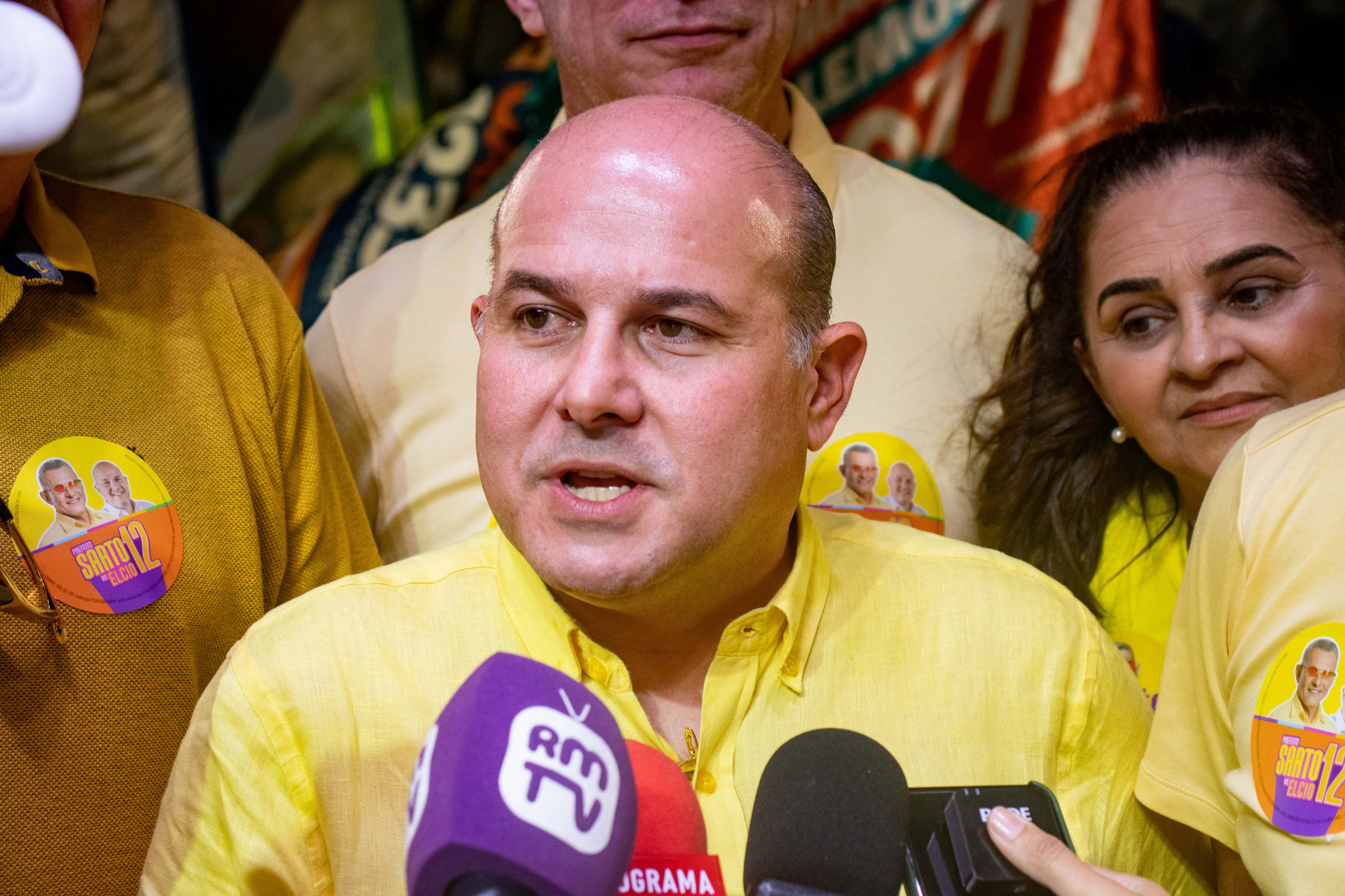 Ex-prefeito Roberto Cláudio é um dos principais fiadores da campanha de Sarto em Fortaleza (Foto: Samuel Setubal)