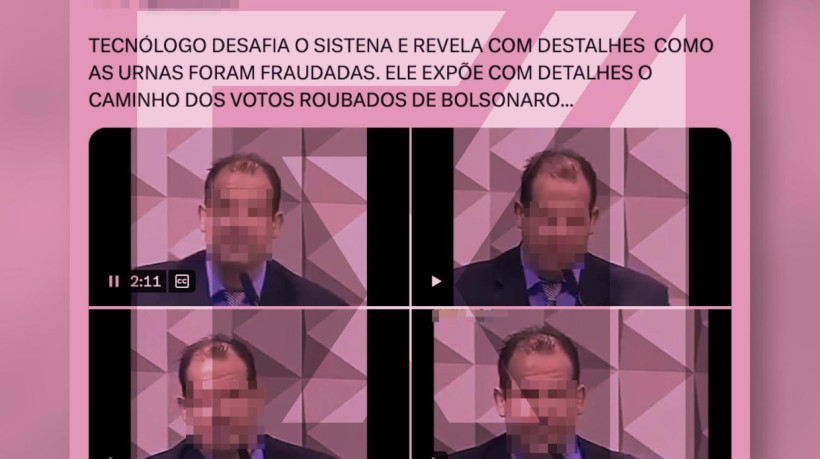 É falso que votos brancos e nulos da eleição de 2022 tenham sido computados para Luiz Inácio Lula da Silva (PT)