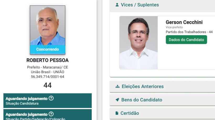 Gerson Cecchini é candidato a vice na chapa encabeçada pelo prefeito Roberto Pessoa, em Maracanaú.