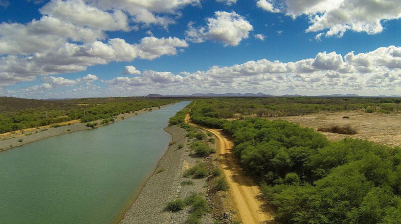 As obras do Ramal do Apodi estão 70% concluídas