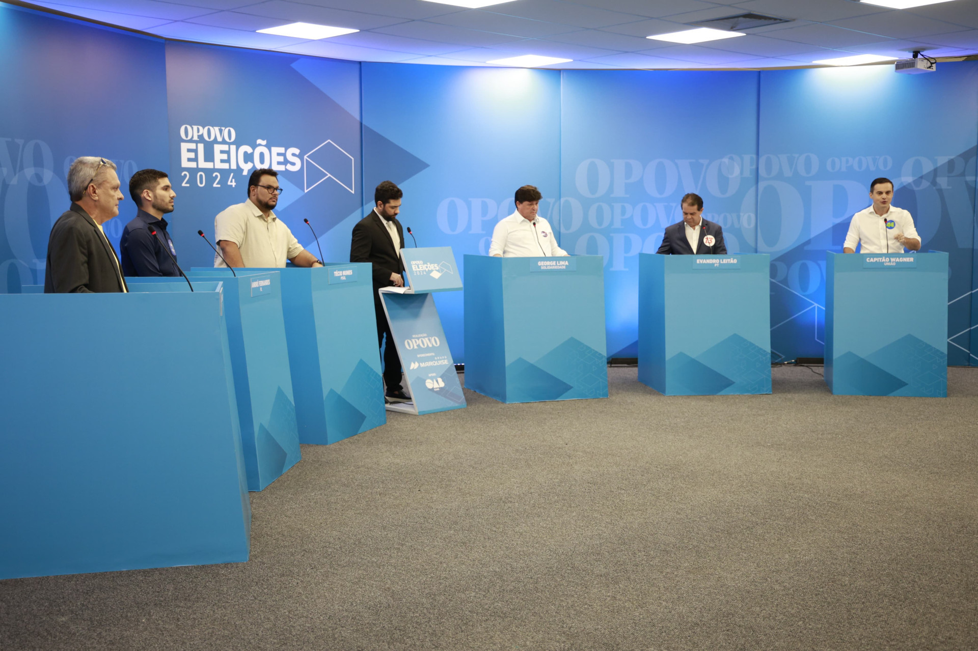 ￼DEBATE promovido pelo O POVO reuniu candidados a prefeito de Fortaleza (Foto: Fco Fontenele/O POVO)