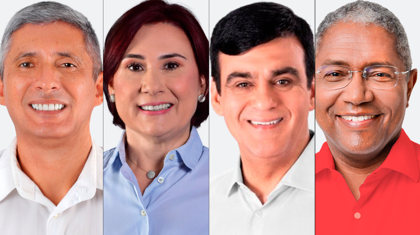 O POVO realiza debate com os candidatos a prefeito de Caucaia. Coronel Aginaldo (PL), Emília Pessoa (PSDB) e Waldemir Catanho (PT) participam