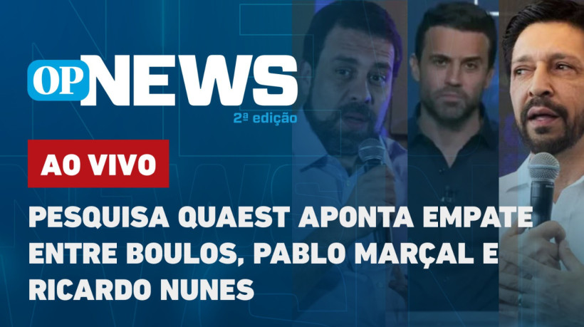 O POVO News desta quarta-feira, 28, comenta sobre pesquisa que aponta empate triplo entre candidatos de São Paulo