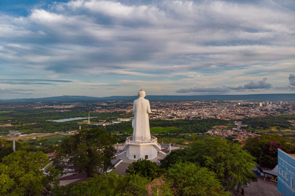 Juazeiro do Norte. Vista do Horto, onde fica estátua do Padre Cícero(Foto: FCO FONTENELE)