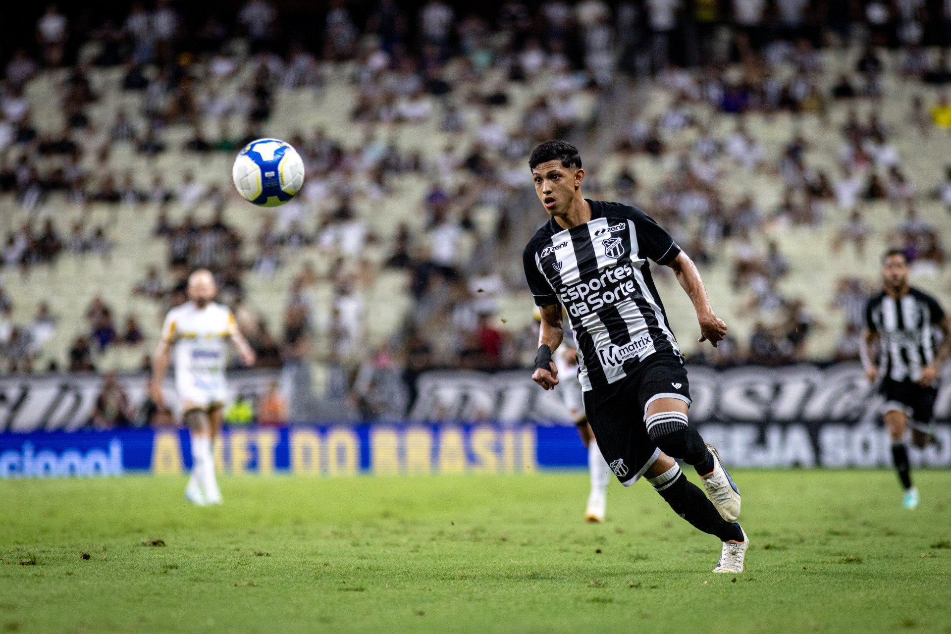 Erick Pulga em atuação pelo Ceará contra o Novorizontino pela Série B 2024 (Foto: Gabriel Silva / Ceará SC)