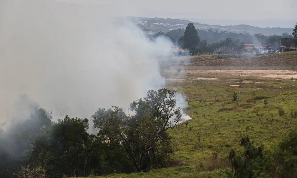 Cinco municípios paulistas estão com foco de incêndio ativo