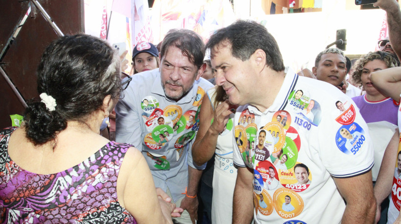 Evandro Leitão esteve com Cid Gomes na manhã desta segunda-feira, 2